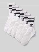 adidas Originals Socken mit labeltypischen Streifen im 6er-Pack in Wei...