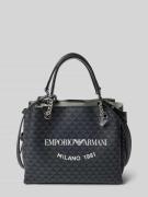 Emporio Armani Handtasche mit Label-Print Modell 'ANNIE' in Black, Grö...