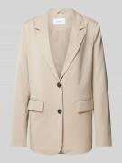 Vila Blazer mit Pattentaschen Modell 'VARONE' in Beige, Größe 34