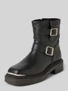 Steve Madden Lederstiefel mit Dornschließen Modell 'CHOICE' in Black, ...