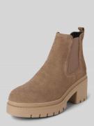 Tamaris Chelsea Boots mit Zugschlaufe in Camel, Größe 40