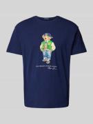 Polo Ralph Lauren T-Shirt mit Logol-Print in Marine, Größe S