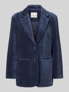 ICHI Blazer aus Cord mit Knopfverschluss Modell 'TAMARY' in Marine, Gr...