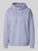 Jake*s Casual Oversized Hoodie mit Label-Print in Lavender, Größe M