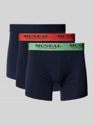 MCNEAL Trunks mit Label-Bund im 3er-Pack in Marine, Größe L