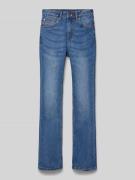 Garcia Flared Cut Jeans mit 5-Pocket-Design Modell 'Rianna' in Blau, G...