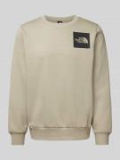 The North Face Sweatshirt mit Label-Print Modell 'FINE' in Hellgrau, G...