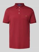 POLO RALPH LAUREN Regular Fit Poloshirt mit Label-Stitching in Bordeau...