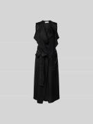 Victoria Beckham Maxikleid mit Schleifen-Detail in Black, Größe M/L