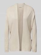 Tom Tailor Cardigan mit offener Vorderseite in Beige, Größe L