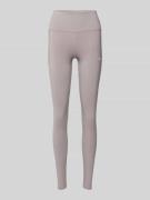 Under Armour Leggings mit Logo-Print Modell 'EMEA' in Taupe, Größe M