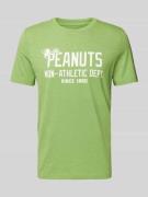 s.Oliver RED LABEL Regular Fit T-Shirt mit Peanuts-Print in Grass, Grö...