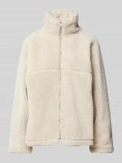 WITHBLACK Jacke aus Teddyfell in Offwhite, Größe L