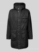 Barbour Jacke mit Pattentaschen Modell 'WINTER WAX' in Black, Größe L