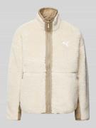 Puma Sherpa Jacket mit Teddyfell in Sand, Größe M