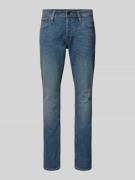 Jack & Jones Slim Fit Jeans mit 5-Pocket-Design Modell 'GLENN' in Blau...