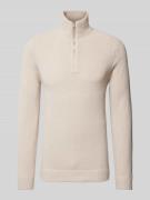 Only & Sons Strickpullover mit Stehkragen Modell 'ETHAN' in Offwhite, ...