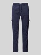 Pepe Jeans Slim Fit Cargohose mit Kordelzug Modell 'Gymdigo' in Blau, ...