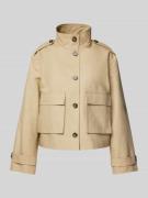 MSCH Copenhagen Jacke mit Stehkragen Modell 'Aubrea' in Beige, Größe S...