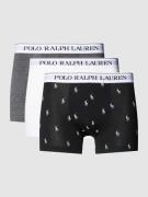 Polo Ralph Lauren Underwear Trunks mit elastischem Logo-Bund im 3er-Pa...