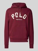 Polo Ralph Lauren Hoodie mit Kapuze in Bordeaux, Größe L