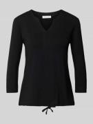 Christian Berg Woman Shirt mit 3/4-Arm in Black, Größe 34