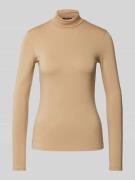 Weekend Max Mara Longsleeve mit Stehkragen Modell 'MULTIF' in Camel, G...