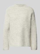 Pieces Comfort Fit Strickpullover mit Woll-Anteil Modell 'MALA'l in He...