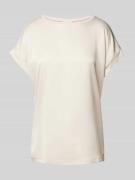 Christian Berg Woman T-Shirt aus Satin in Sand, Größe 36