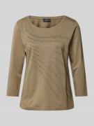 monari Longsleeve mit 3/4-Ärmel in Khaki, Größe 34