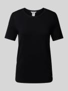 ZABAIONE Strickshirt mit Rundhalsausschnitt Modell 'La44yla' in BLACK,...