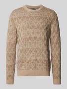 Jack & Jones Premium Strickpullover mit gerippten Abschlüssen Modell '...