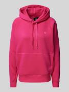 G-Star Raw Hoodie mit Logo-Stitching in Pink, Größe S