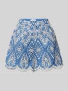 Mango Loose Fit Shorts mit Eingrifftaschen Modell 'MOORE' in Blau, Grö...