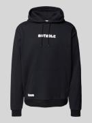 ROTHOLZ Regular Fit Hoodie mit Label-Stitching in Black, Größe L