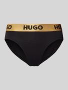 HUGO Slip mit elastischem Logo-Bund in Gold, Größe XS