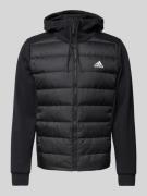 ADIDAS SPORTSWEAR Daunenjacke mit Kapuze in Black, Größe M