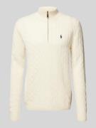 Polo Ralph Lauren Pullover mit Kaschmiranteil in Offwhite, Größe M