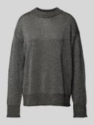 Jake*s Collection Pullover aus Effektgarn mit Rundhalsausschnitt in Mi...