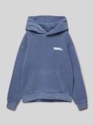 Jack & Jones Hoodie mit Label-Print Modell 'VERMONT' in Rauchblau, Grö...