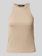 Vero Moda Top mit Rundhalsausschnitt aus Baumwolle Modell 'CHLOE' in S...