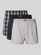 Calvin Klein Underwear Boxershorts mit Label-Detail im 3er-Pack in Bla...