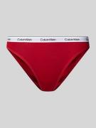 Calvin Klein Underwear String mit elastischem Label-Bund in Rot, Größe...