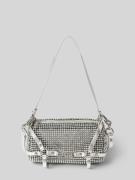 Juicy Couture Handtasche mit Ziersteinbesatz Modell 'MELANIE' in Silbe...