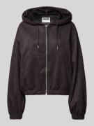 Noisy May Sweatjacke mit Kapuze Modell 'EKKO' in Anthrazit, Größe S