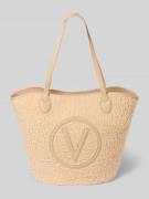 VALENTINO BAGS Shopper in Teddyfell-Optik Modell 'COVENT' in Beige, Gr...