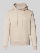 Jack & Jones Hoodie mit Label-Print Modell 'ECORP' in Beige, Größe L