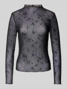 Only Regular Fit Langarmshirt mit Stehkragen Modell 'ERICA' in Black, ...