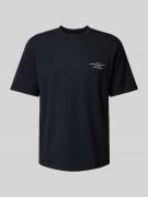 Jack & Jones Premium Relaxed Fit T-shirt aus Baumwoll-Mix mit Gummidru...