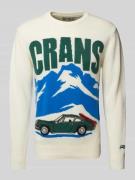 MC2 Saint Barth Strickpullover aus Woll-Mix Modell 'CRANS MONT' in Off...